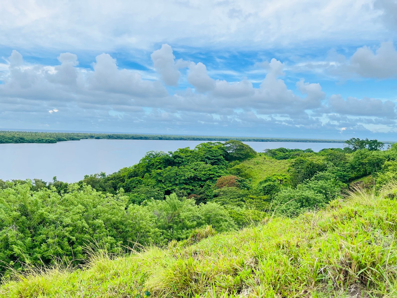 Playa Esmeralda overlooking the lagoon